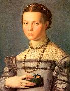 Agnolo Bronzino Portrait of a Young Girl with a Prayer Book oil painting picture wholesale